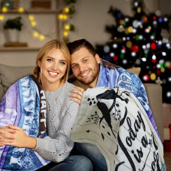 Anniversary Blanket Vintage Colors Gift For Her Him